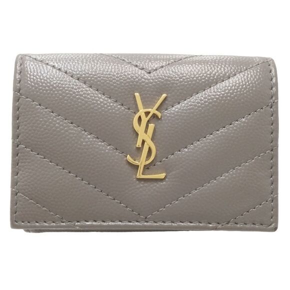 SAINT LAURENT Gray Wallet - Picture 1 of 10